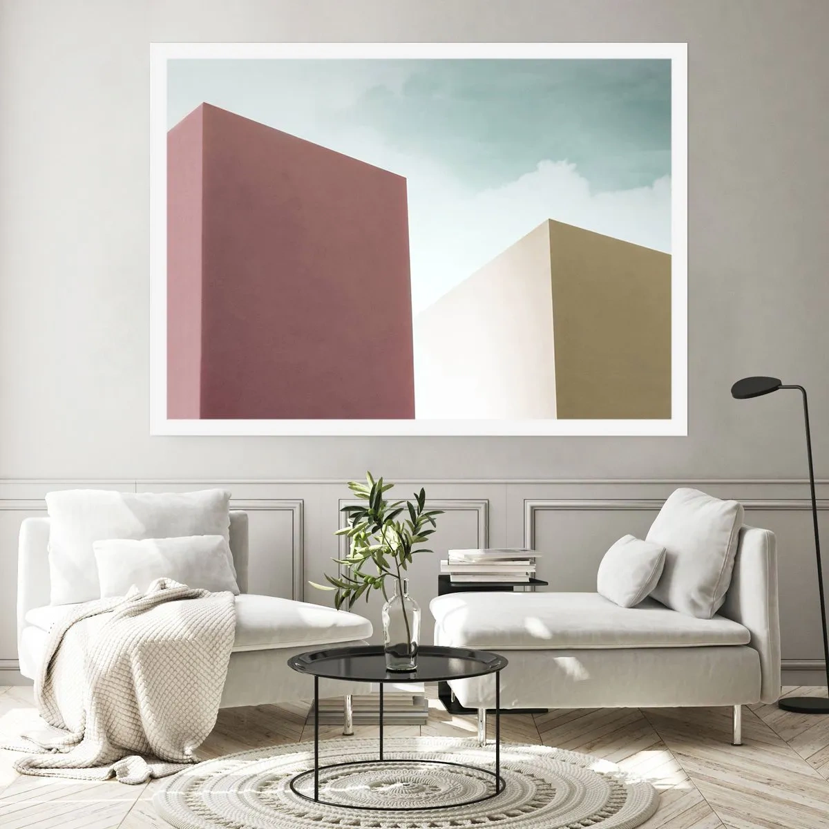 Poster - Geometry of a Sunny summer - 100x70 cm
