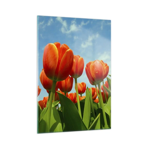 Glass picture - Blue Sky Is All They Need - 50x70 cm