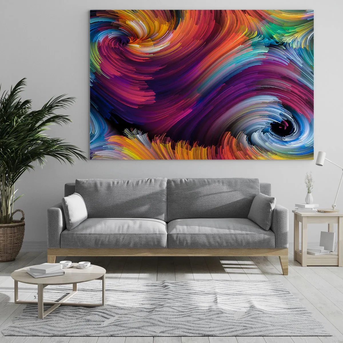 Glass picture - Beginning of New World - 120x80 cm