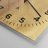 Clock face with numbers