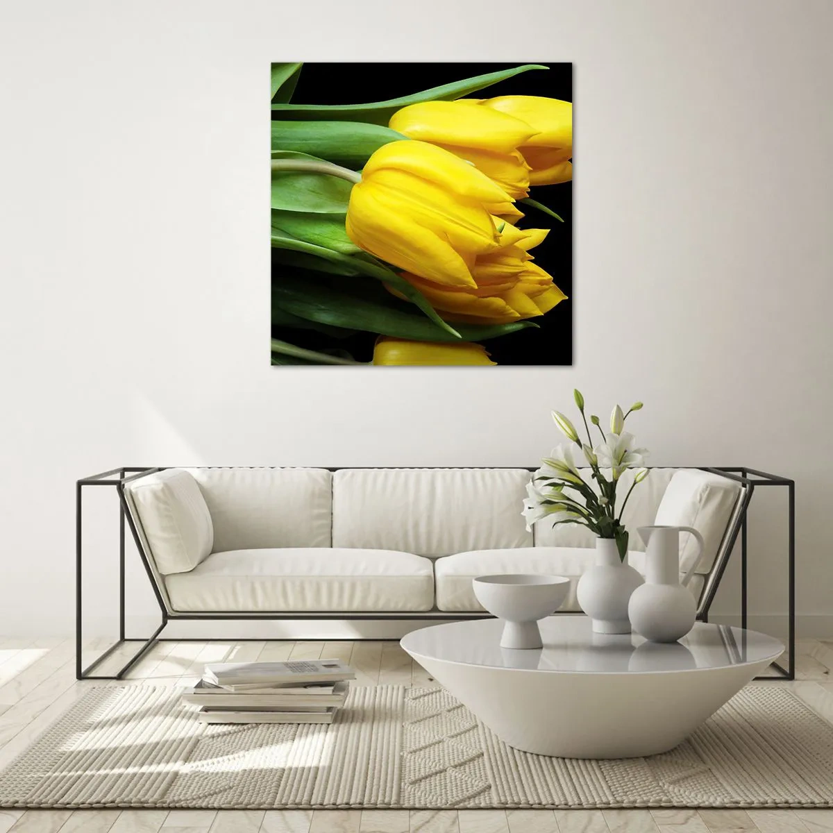 Glass picture - Born from the Sun - 60x60 cm