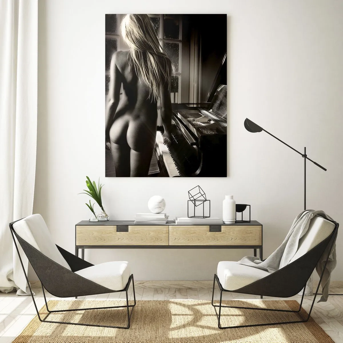 Glass picture - Perfect Evening Harmony - 80x120 cm