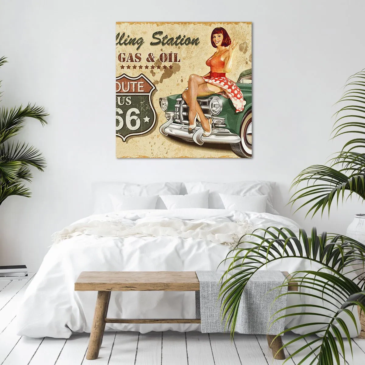 Canvas picture - Wonderful 40-ies - 70x70 cm