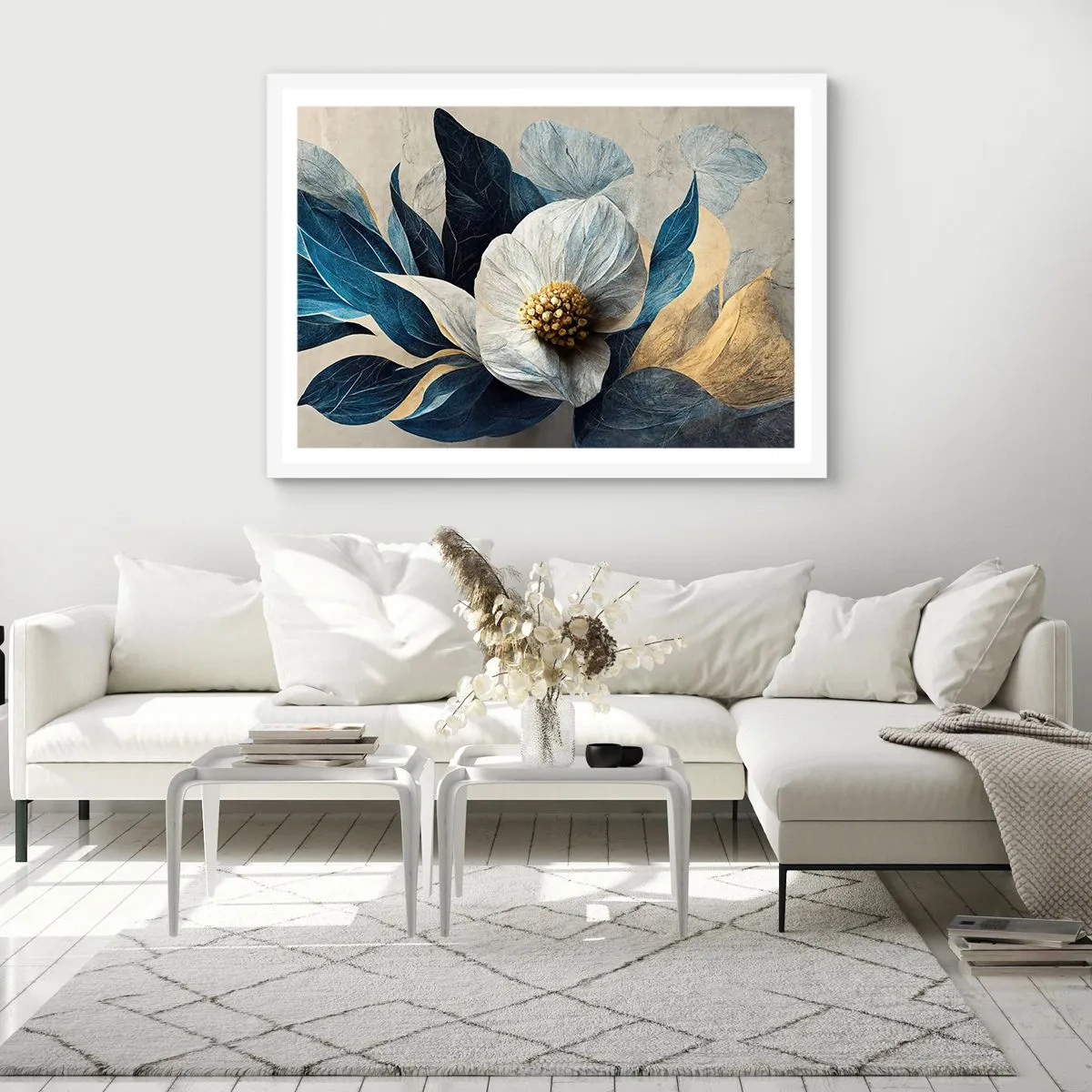 Poster in white frmae - With a Heart of Gold - 70x50 cm