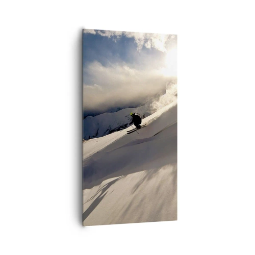 Canvas picture - Mountain Challenge Accepted - 65x120 cm