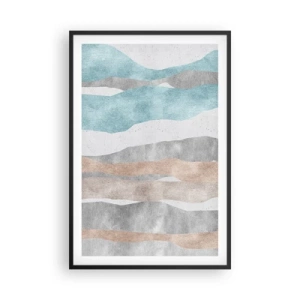 Poster in black frame - Study of Continuity - 61x91 cm