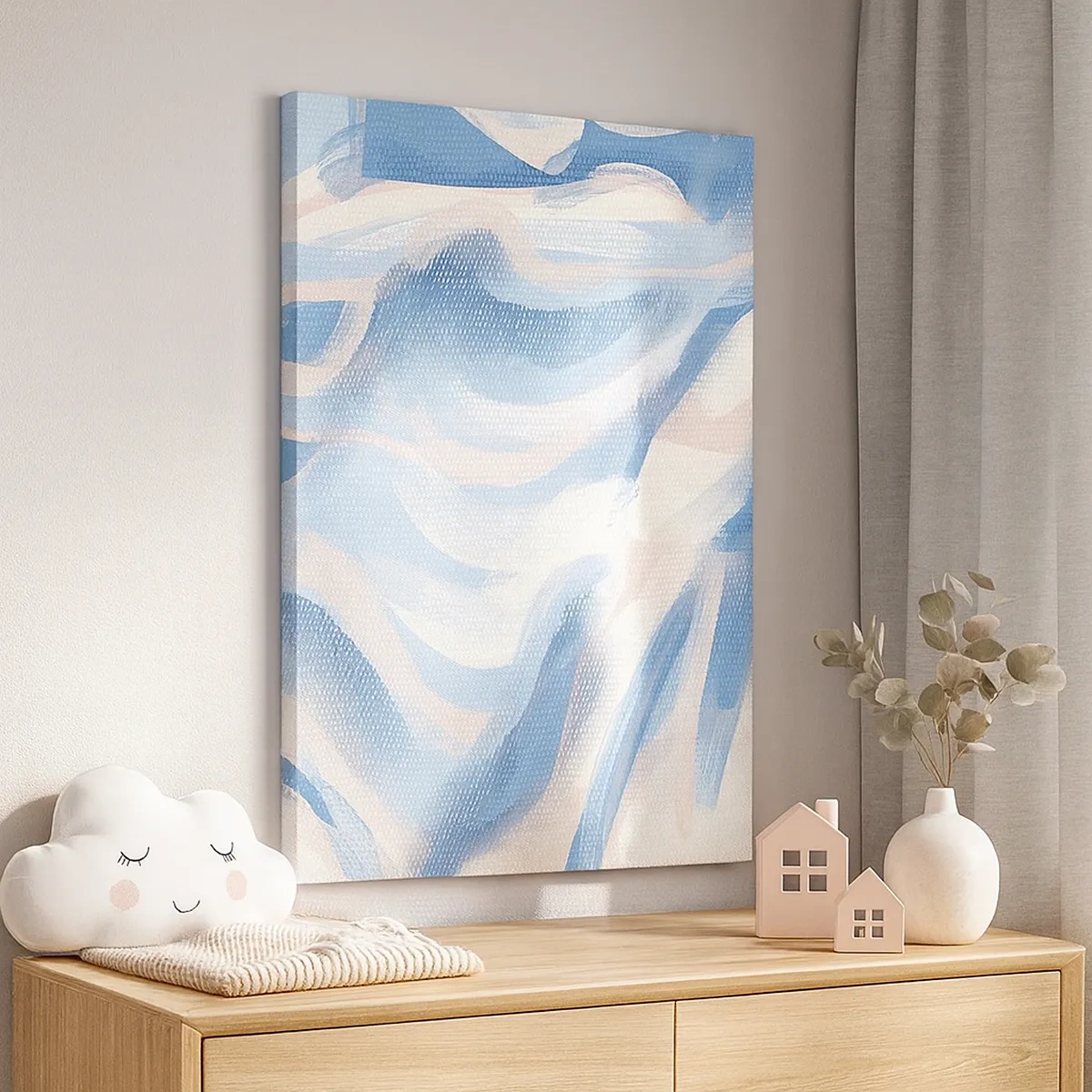 Canvas picture - Blue Waves - 50x70 cm