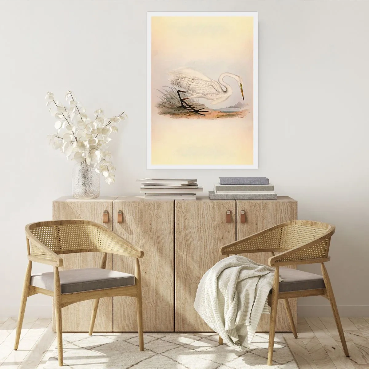 Poster - Lady on the Marsh - 40x50 cm