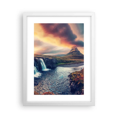 Poster in white frmae - In Majesty of Nature - 30x40 cm