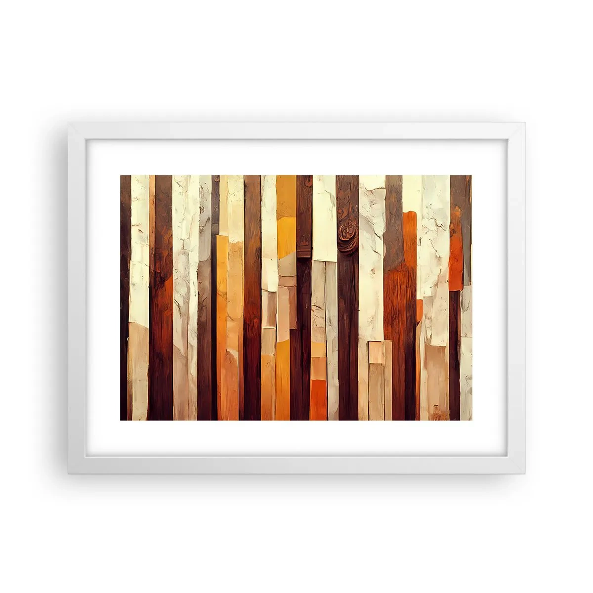 Poster in white frmae - Anthem of Forest Birds - 40x30 cm