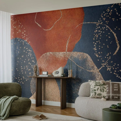 Custom Self-Adhesive Wallpaper Deluxe Sticker - Lightness of Being - Abstraction, Piece, Modern Art