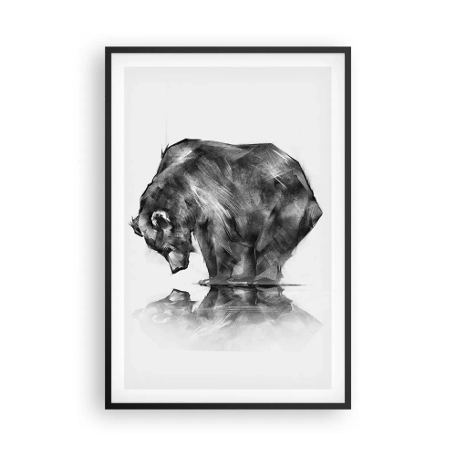 Poster in black frame - Nice to See Someone Close - 61x91 cm