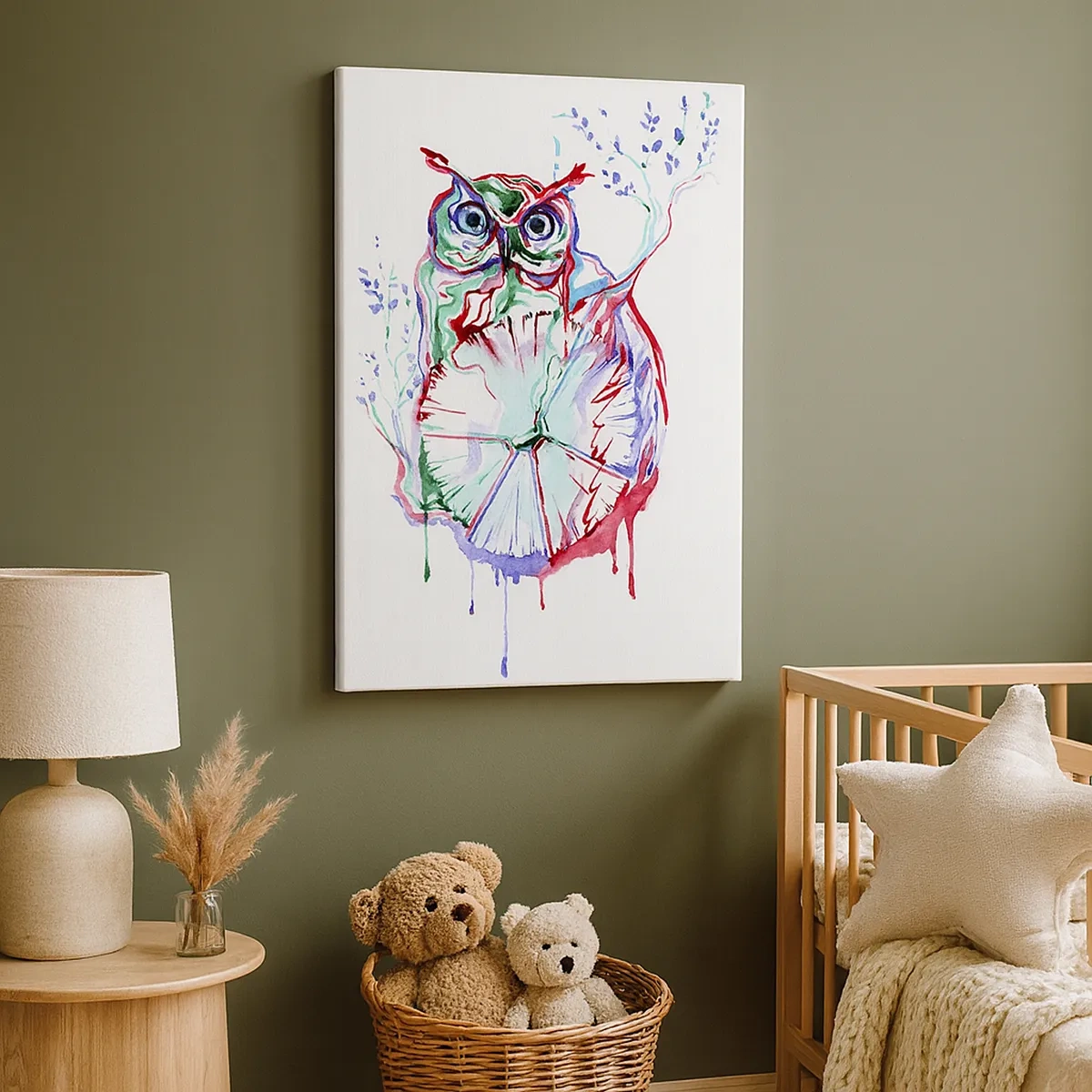 Canvas picture - Wise by Nature - 50x70 cm