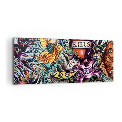 Canvas picture - Dream of a Tattoo Artist - 120x50 cm