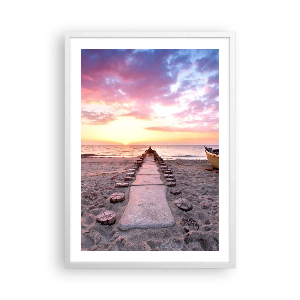 Poster in white frmae - Moments of Profound Experience - 50x70 cm