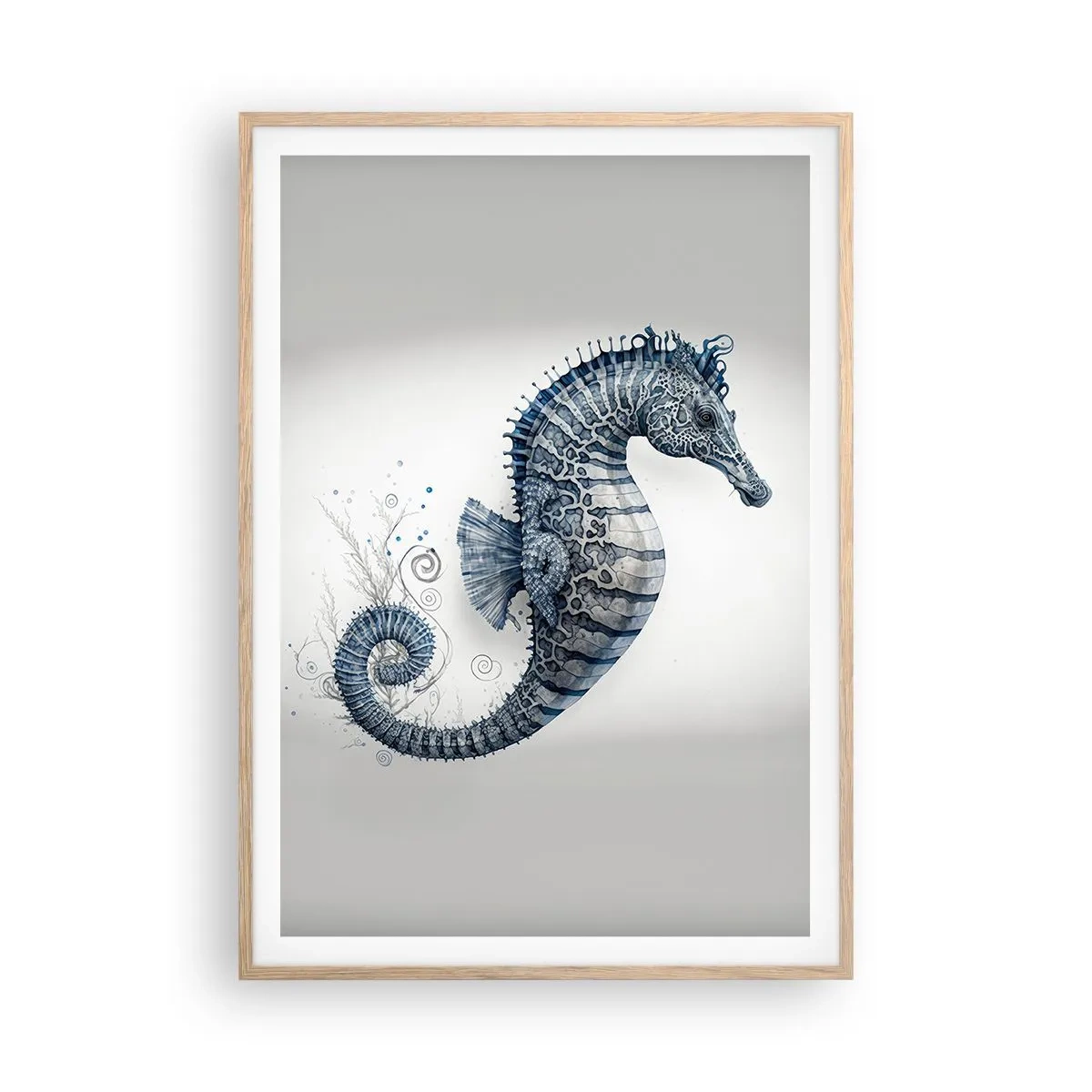 Poster in light oak frame - Subtle Joke of Nature - 70x100 cm