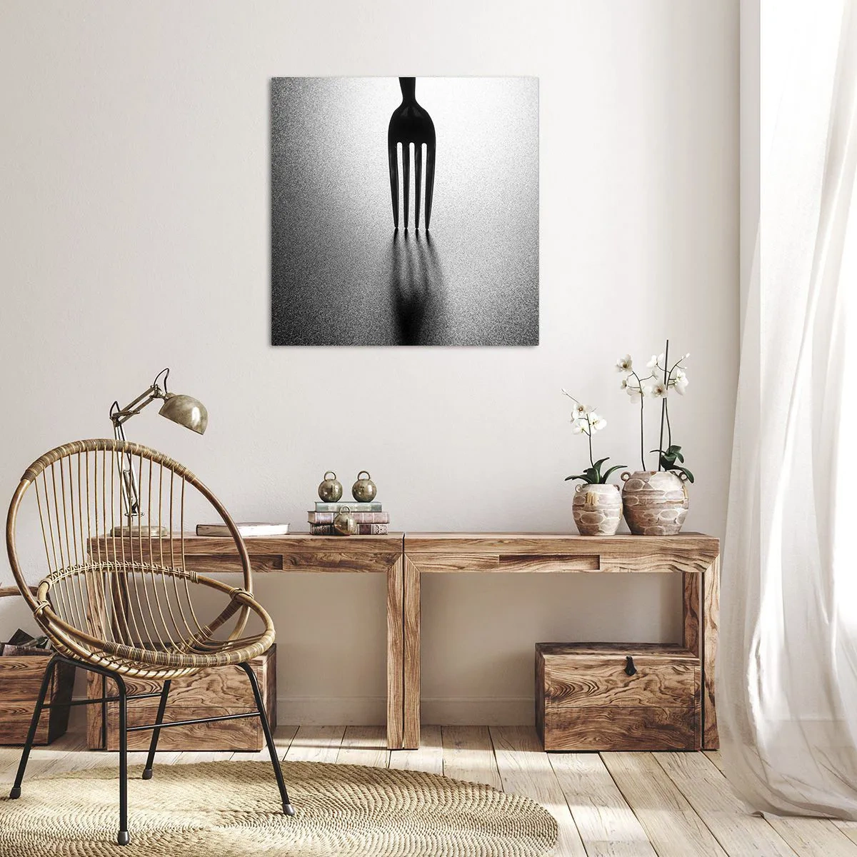 Canvas picture - Light and Shade - 70x70 cm
