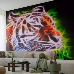 Photo Wallpaper Premium Sand - Menacing Weather - Abstraction, Animals, Predator - 150x105 cm
