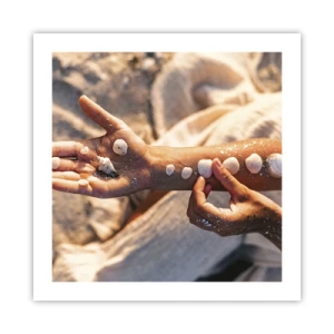 Poster - Beauty at Hand - 50x50 cm