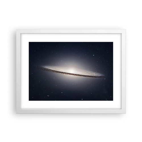 Poster in white frmae - A Long Time Ago in a Distant Galaxy - 40x30 cm