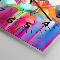 Clock face with numbers