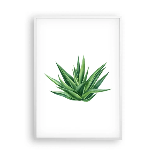 Poster in white frmae - Green - Power - Life - 70x100 cm