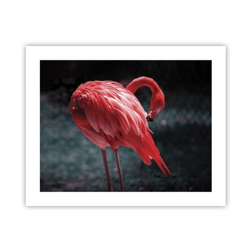 Poster - Crimson Poem of Nature - 50x40 cm