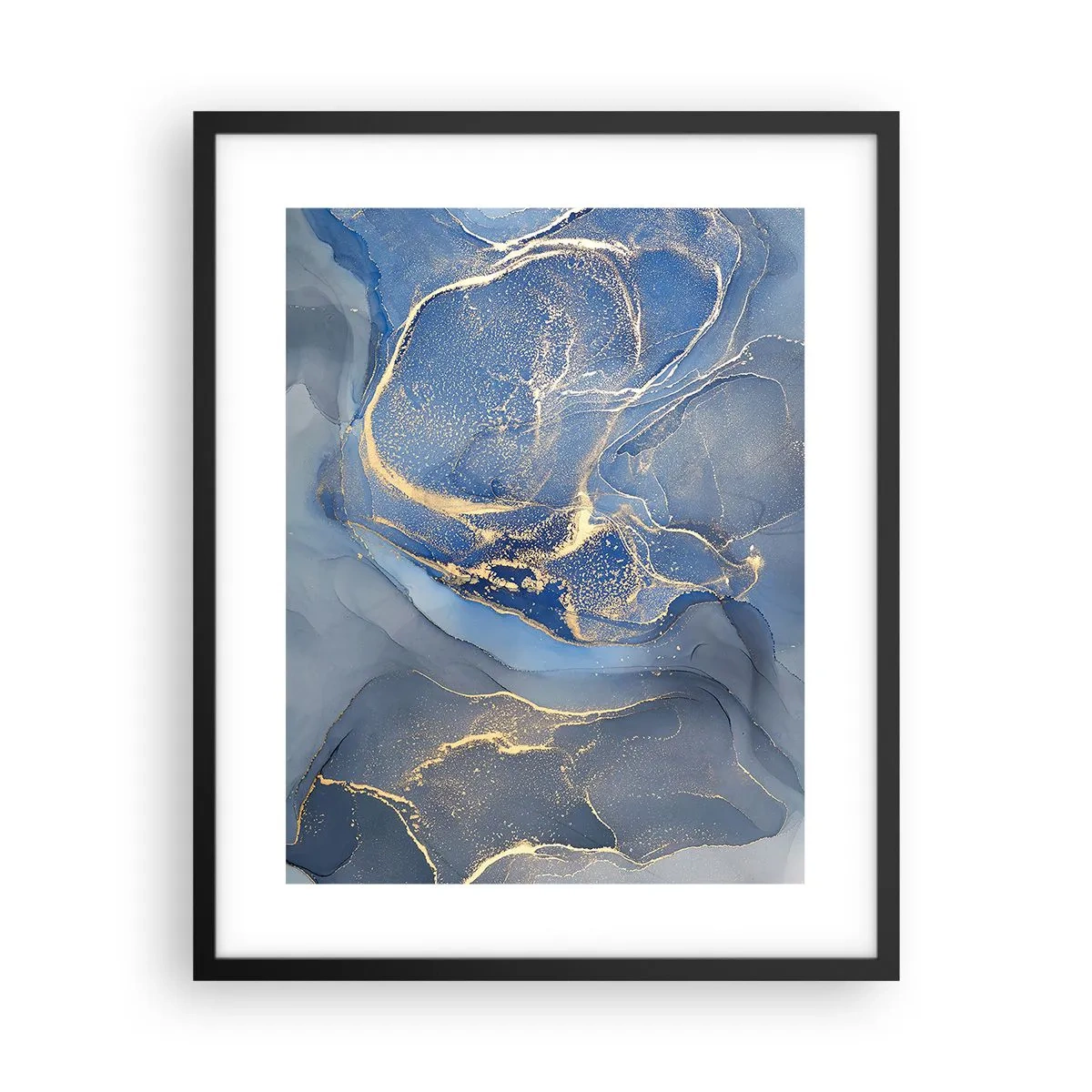 Poster in black frame - Gold Dust - 40x50 cm