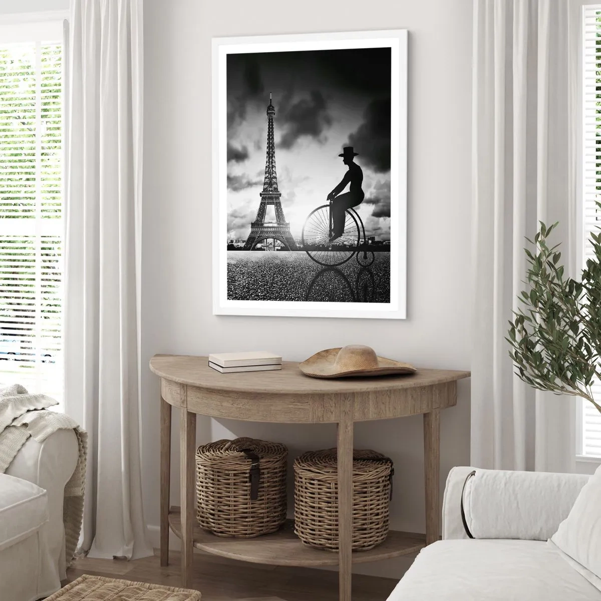 Poster in white frmae - Longing for Belle Epoque - 70x100 cm