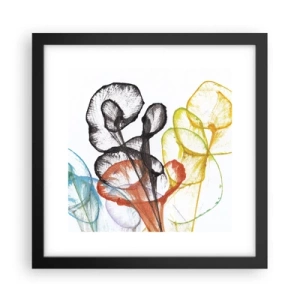 Poster in black frame - Flowers with a Soul - 30x30 cm