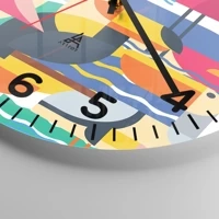 Clock face with numbers