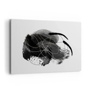 Canvas picture - Made from Black - 120x80 cm