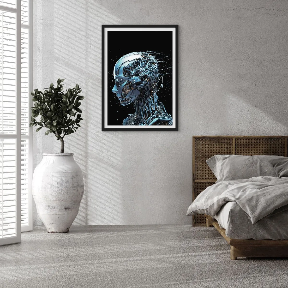 Poster in black frame - Technology Is a Woman - 61x91 cm