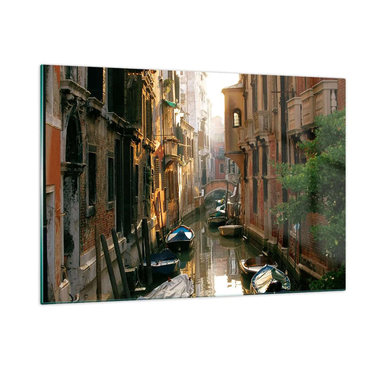Glass picture - In a Venetian Alley - 120x80 cm