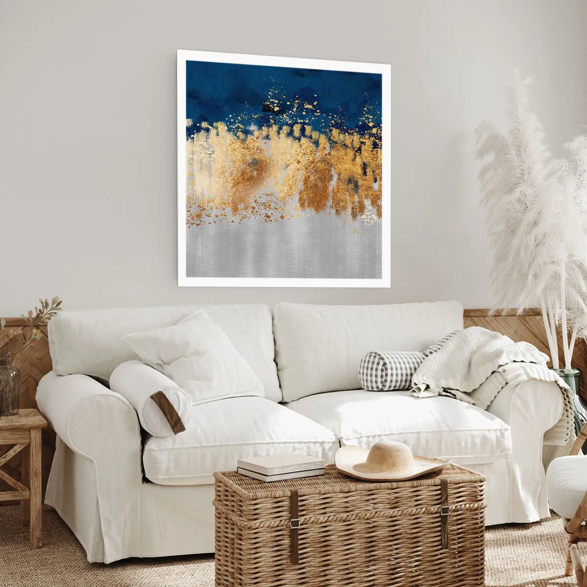 Poster - Modern Composition and Twinkle - 30x30 cm