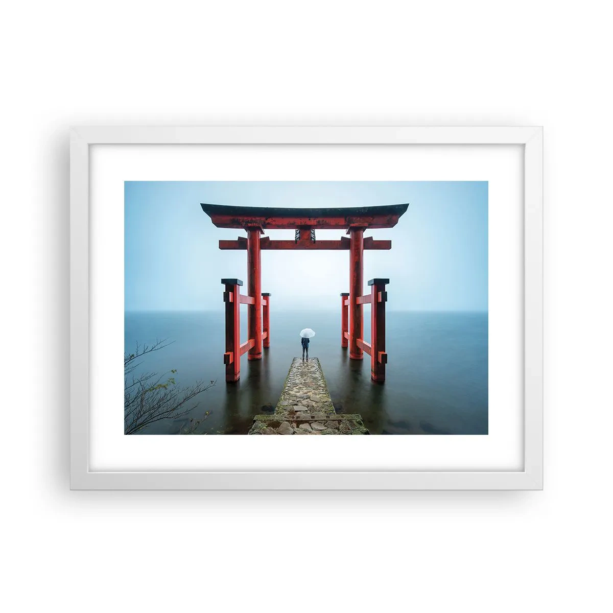 Poster in white frmae - Japanese Musings - 40x30 cm