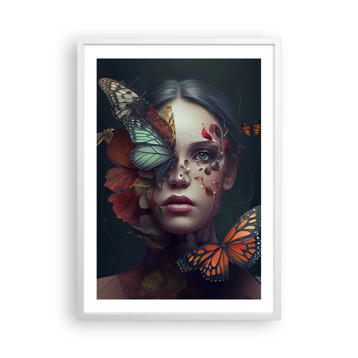 Poster in white frmae - Wonderful Metamorphosis - 50x70 cm