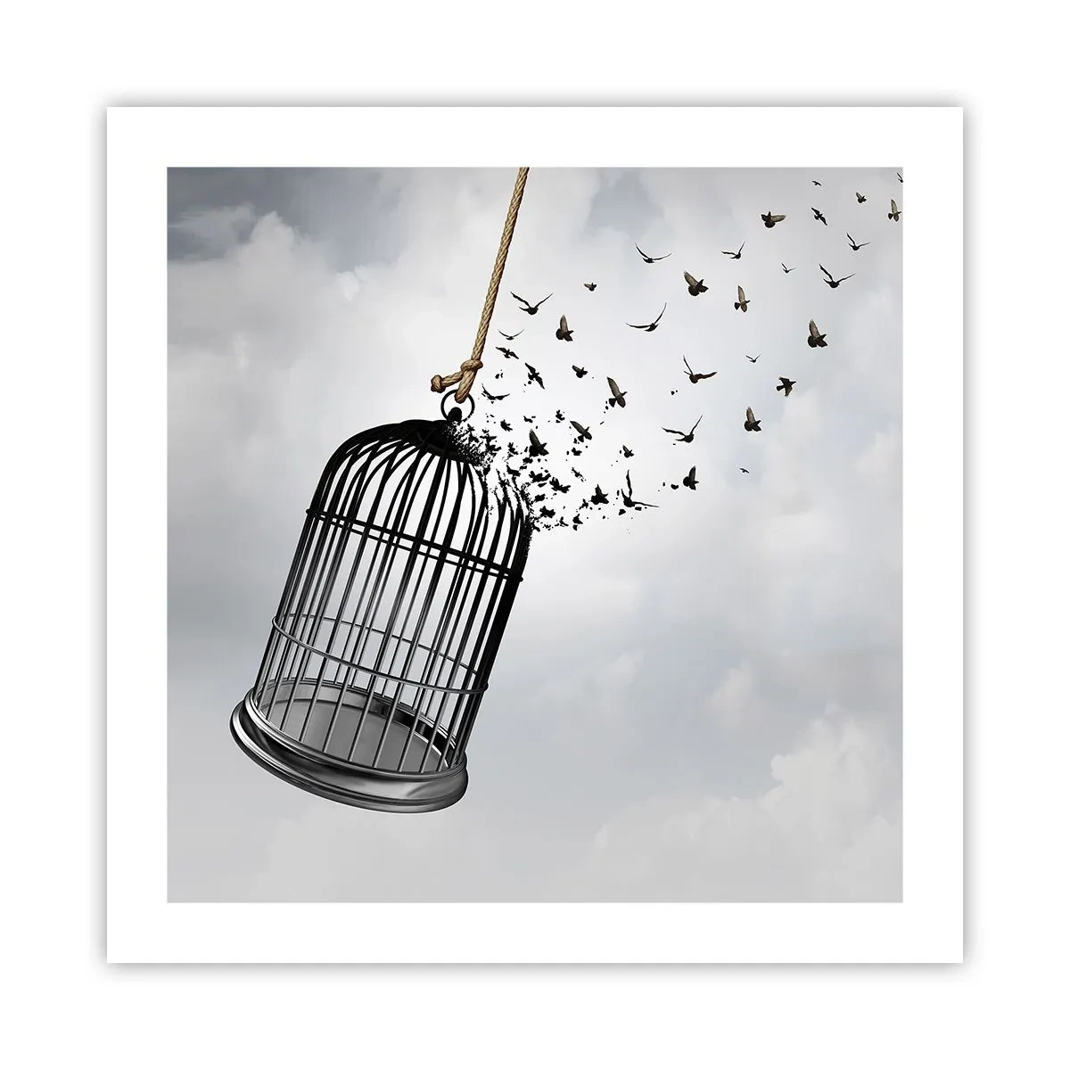 Poster - Faith…Hope…Freedom! - 50x50 cm
