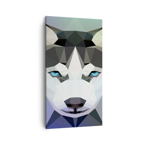 Canvas picture - Memory of Northern Snow - 45x80 cm