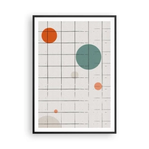 Poster in black frame - Imprisoned. Us or Them? - 70x100 cm