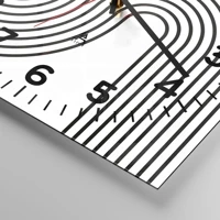 Clock face with numbers