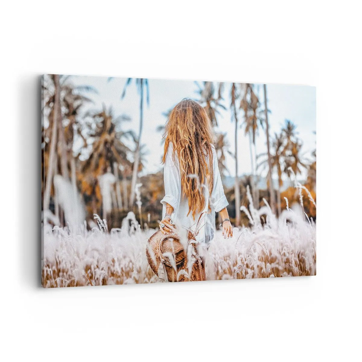 Canvas picture - Born from Grass Fluff - 120x80 cm