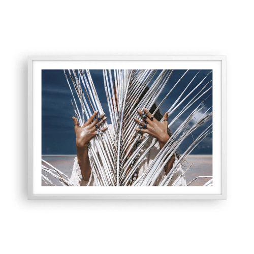 Poster in white frmae - Shaman's Girlfriend? - 70x50 cm