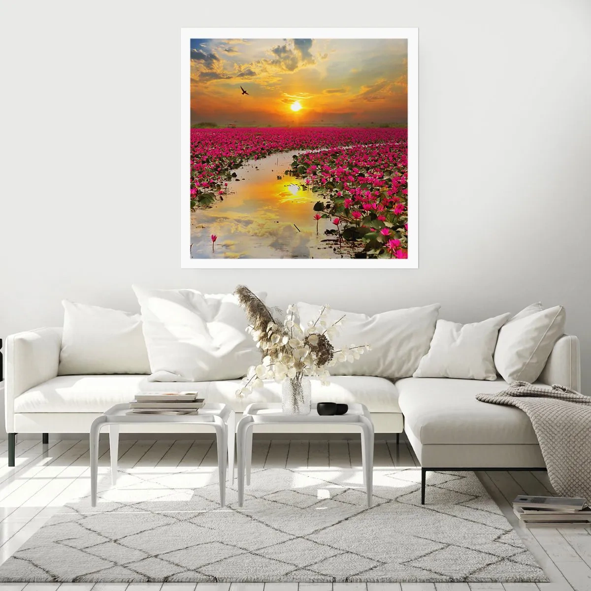 Poster - Secret Life of a Lake - 40x40 cm