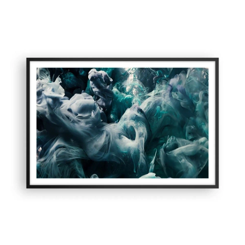 Poster in black frame - Movement of Colour - 91x61 cm