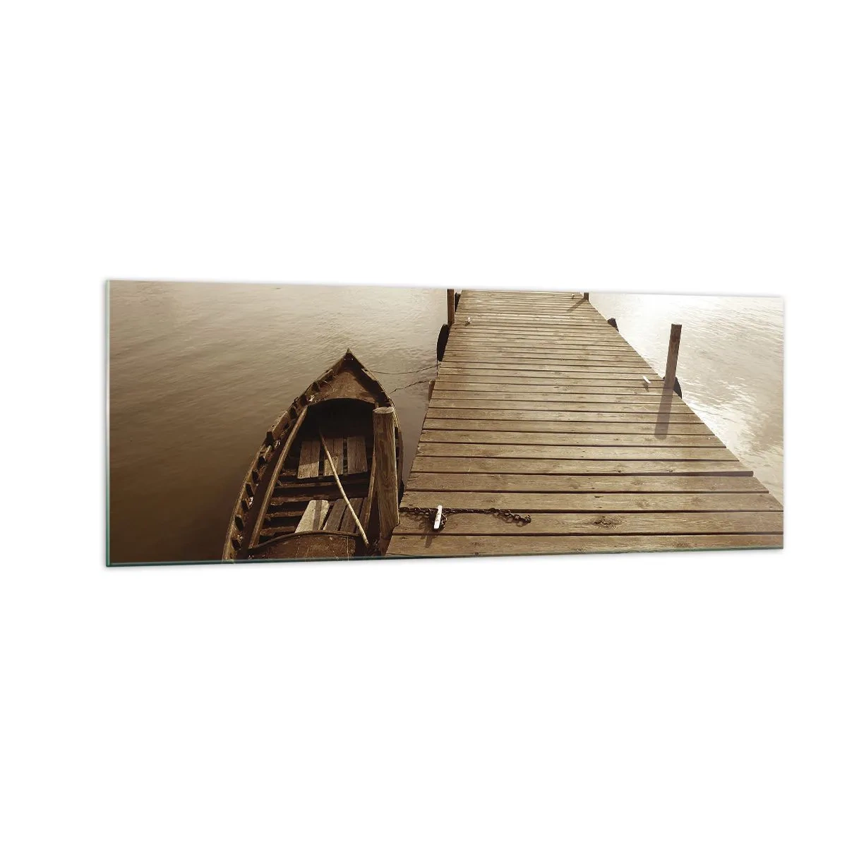 Glass picture - Great Calm - 140x50 cm