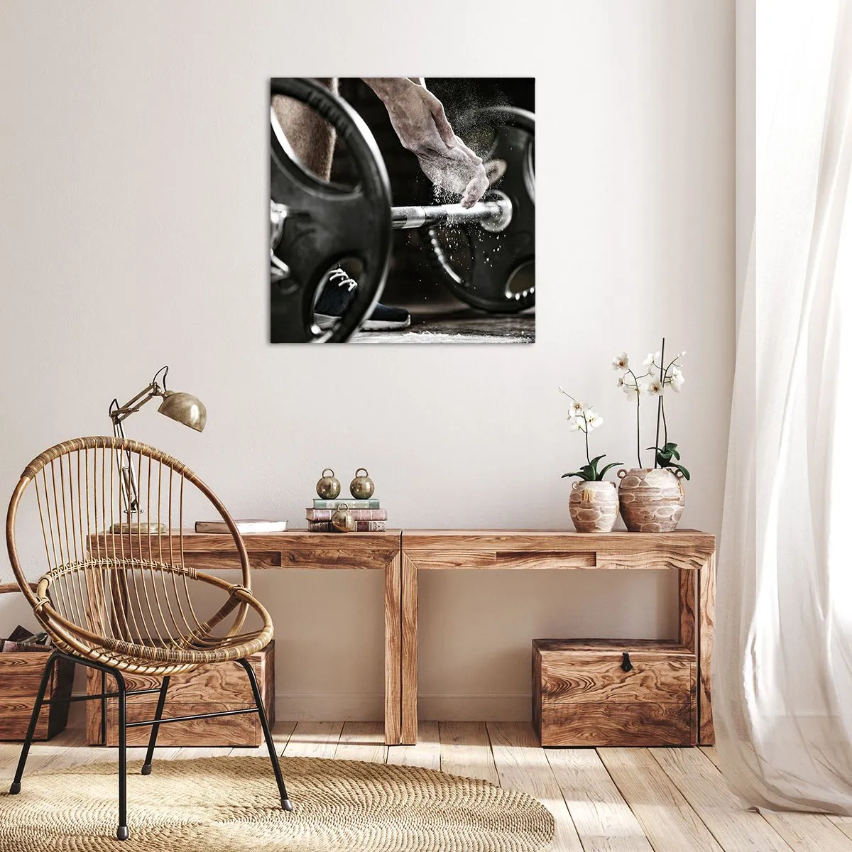 Canvas picture - Challenge Accepted! - 50x50 cm