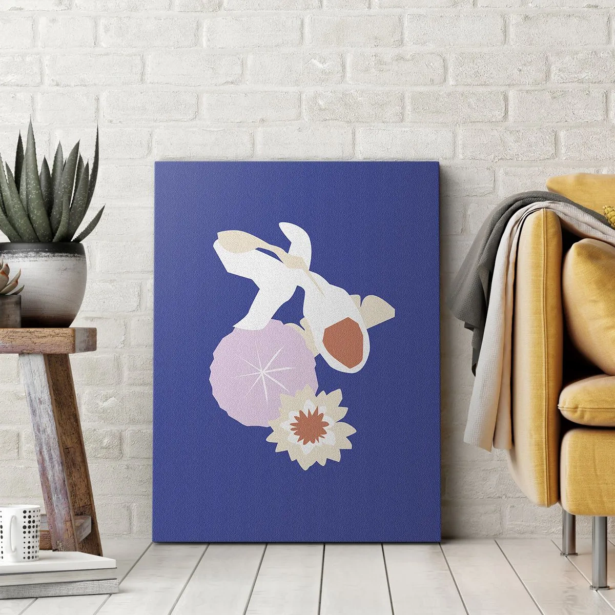 Canvas picture - Composition of Flowers and Buds - 50x70 cm
