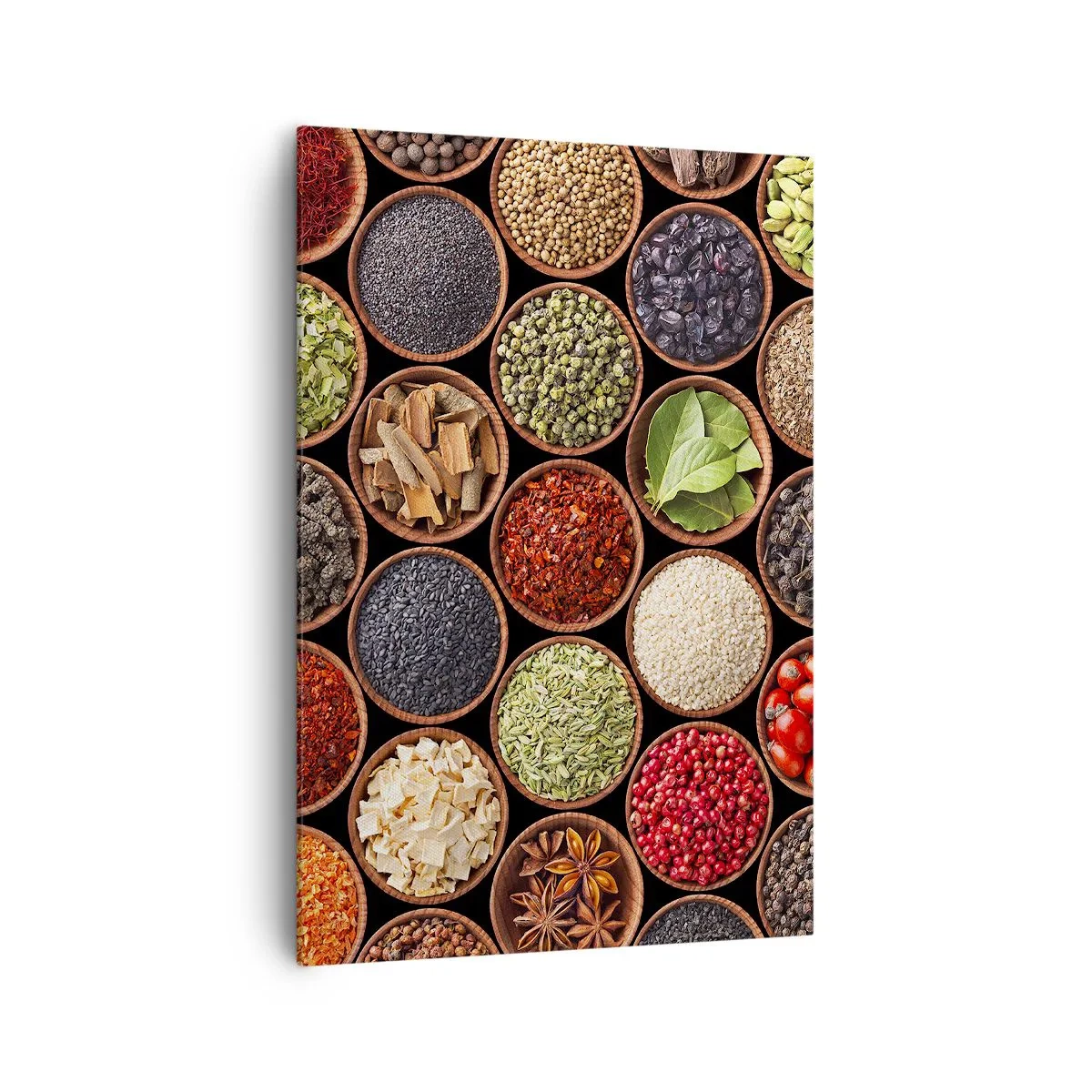 Canvas picture - All Flavours of the World - 70x100 cm