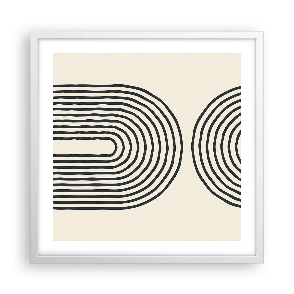 Poster in white frmae - In One Moment… - 50x50 cm